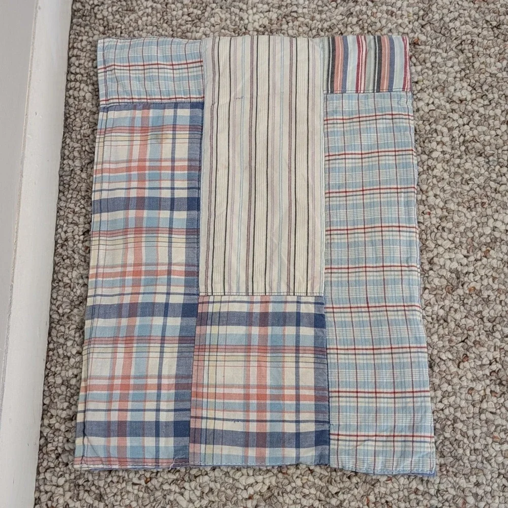 Handmade Patchwork Placemats‎ Set Of 4 Farmhouse Country Stripes Plaid 18 x 13